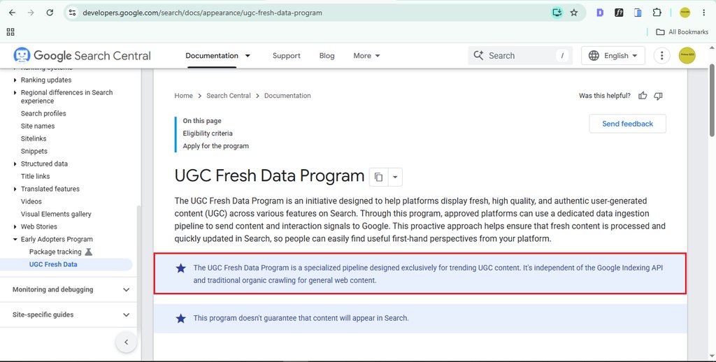 primeseoco's tweet photo. Google Announces The Launch Of UGC Fresh Data Program
https://t.co/lMLQoi3qfP
#seonews #searchengineoptimization #googleseo #googlesearchnews #googlenews #searchnews https://t.co/ez6T8WuTsF