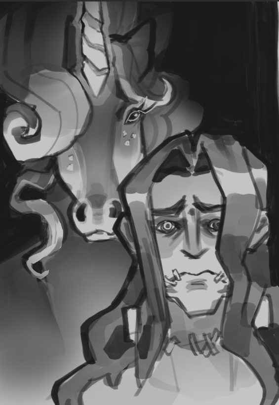 soulwebbing's tweet photo. taking a break from inktober today ૮ ◞ ﻌ ◟" ა
did some doodling 
#deadlock https://t.co/3k1KMuqXWQ