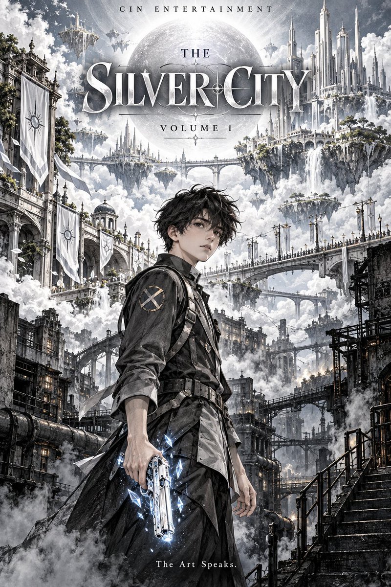 CINEnterLLC's tweet photo. @Broken_Scribe Step into The Silver City: Volume 1 from CIN Entertainment. A divided city. Hidden powers. Max’s journey begins.

Read the book series on Amazon:
https://t.co/i63t8WRBJi

Experience the RESYN series on WEBTOON:
https://t.co/15uUpsJHTL

#TheSilverCity #CINEntertainment #WEBTOON https://t.co/GslYiqwaqJ