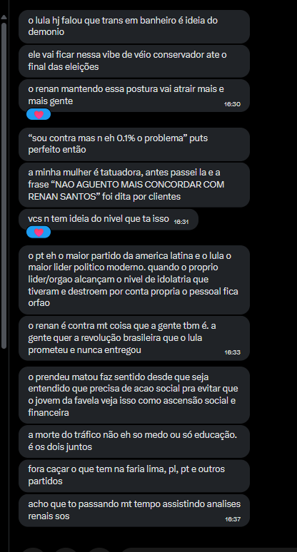 Felymissionaria's tweet photo. Relato grave 🚨

Esquerdista faz chamado às pessoas para que conhecam o Renan Santos da missão

O que você acha disso?

Marquem o @RenanSantosMBL pra ele ler.