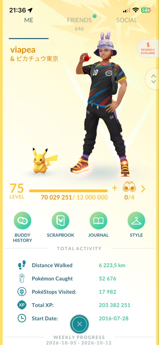 ViapeaPlaysPOGO's tweet photo. @0taco225 Added ign:Viapea 📍Sweden so polar vivion got almost 400 mons rn in remote tag! Nice too meet you 2 https://t.co/nKjmq7Fq9Y