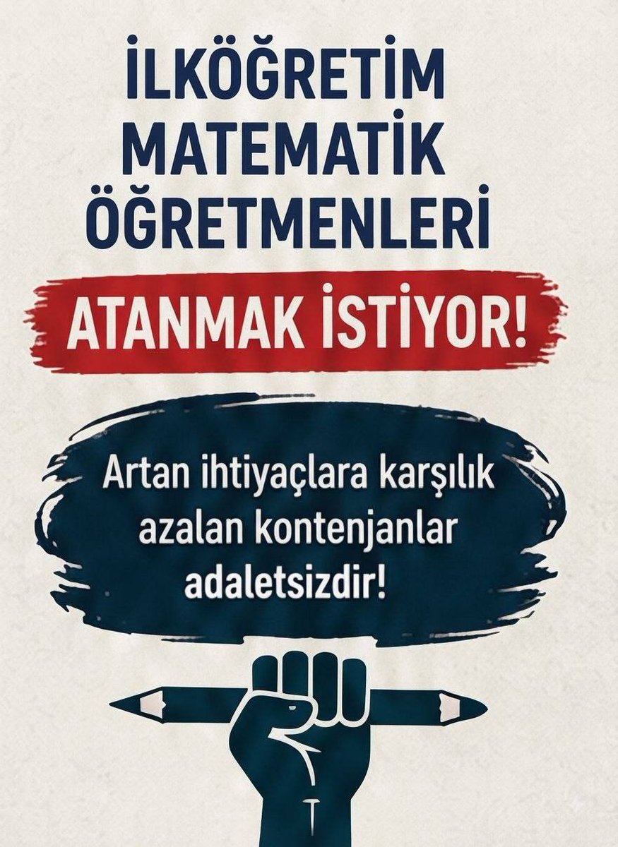 fumatwowo's tweet photo. Adil dağılım, her branşın ihtiyacının dikkate alınmasıdır. İLKÖĞRETİM MATEMATİK kontenjanı artırılsın! @Yusuf__Tekin @YilmazzGuney @mahmudinan @tcmeb @dbdevletbahceli #AdilBranşAgs50BinBahçeliden https://t.co/ARLMx5QHxv