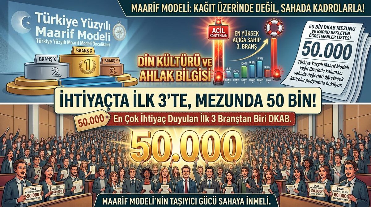 baesrayuksel's tweet photo. @mehmedmus Emek veren öğretmenlerimiz için DKAB 5 BİN haktır. AHLAK DKAB ve MAARİF DKAB eğitiminin yaygınlaşması için alımlar artmalıdır.
@abuyukgumus @belginuygur10 @acarfaruka @AvOzlemZengin #DKAB5Bin https://t.co/4onSUFX2h7