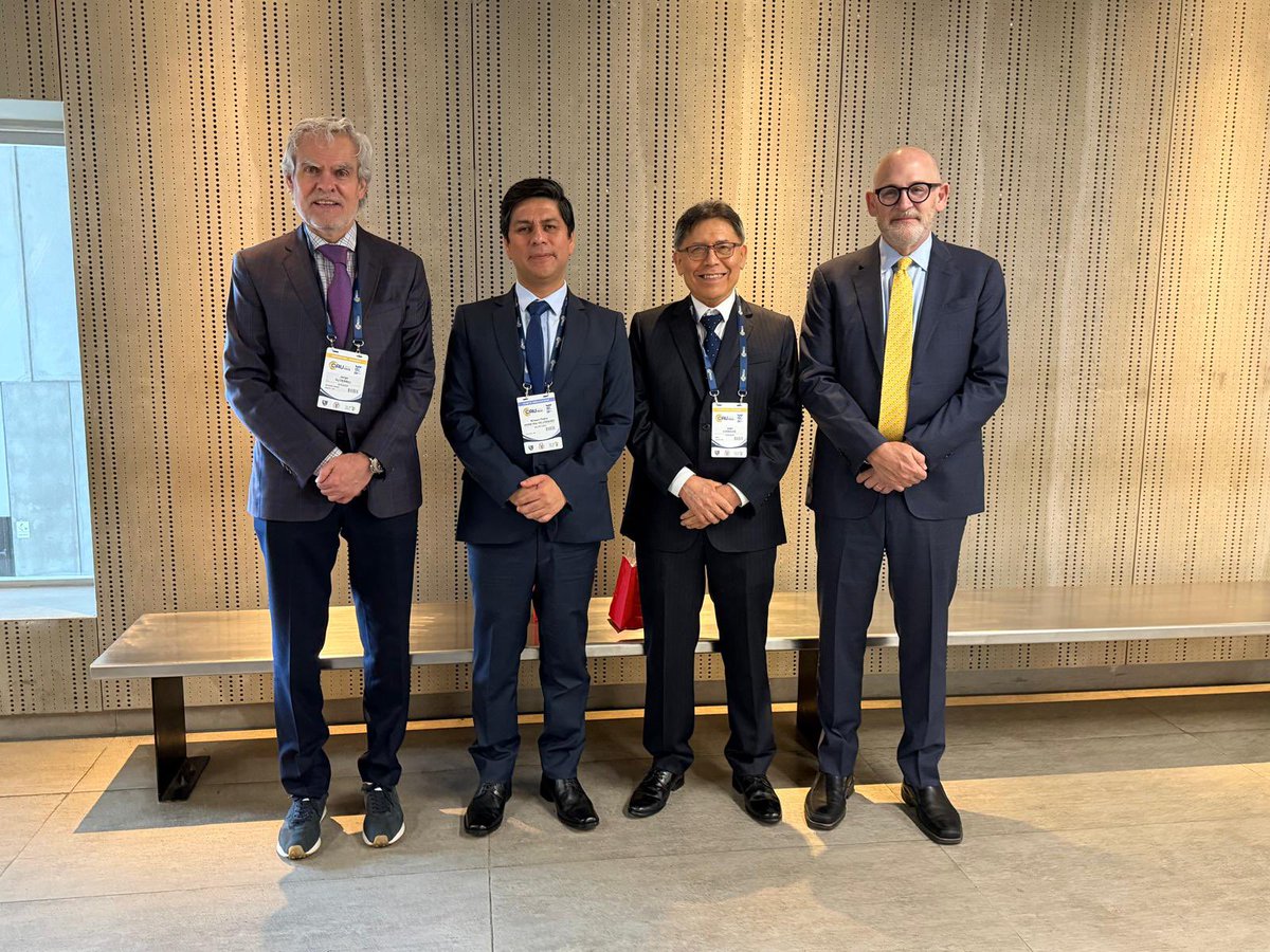 AmerUrological's tweet photo. Thank you to our friends and leaders of the Sociedad Peruana de Urologia for taking time from their busy hosting schedules to get together today in Lima during CAU2026.

#Urology #AUA https://t.co/wYRvT6TBz7