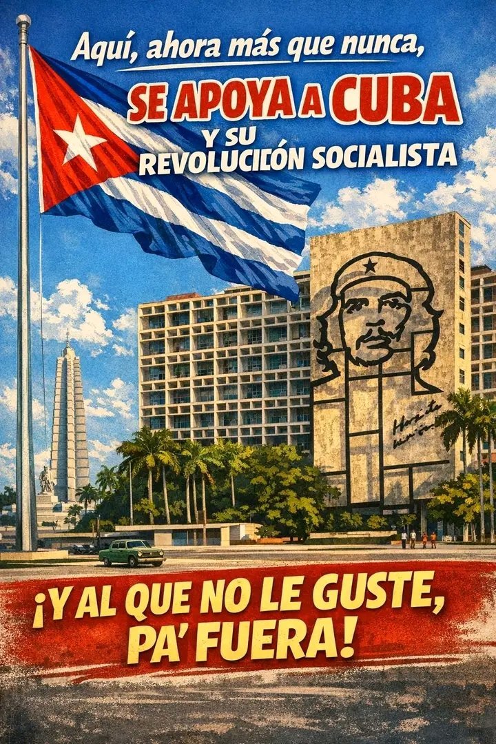Rayco2024qba's tweet photo. Cuba es una tierra de hombres y mujeres dispuestos a defenderla hasta las últimas consecuencias y esos que desde Miami piden intervención no son cubanos son títeres de imperio, con Cuba no te metas.
@DeZurdaTeam_ 
@IzquierdaPinera 
@Latido_Izquierd https://t.co/b5b9eTY2RK