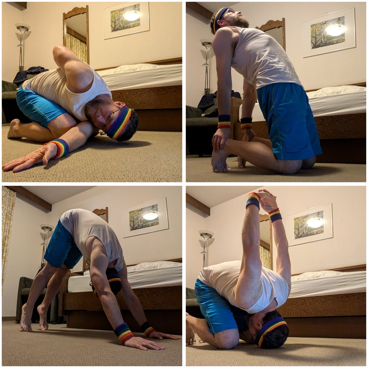 HIMzone666NetMs's tweet photo. Lots of Yoga Challenge
(08.10.2026)
by #YogaMitMady
#yoga #balance #stretch #meditation #simplygood #gay #lesbian #straight #queer #SpiceBoy #sportyspice #Peace #NoWar #westandwithukraine #freeiran #beardgang #chesthair https://t.co/8PVrq210E3