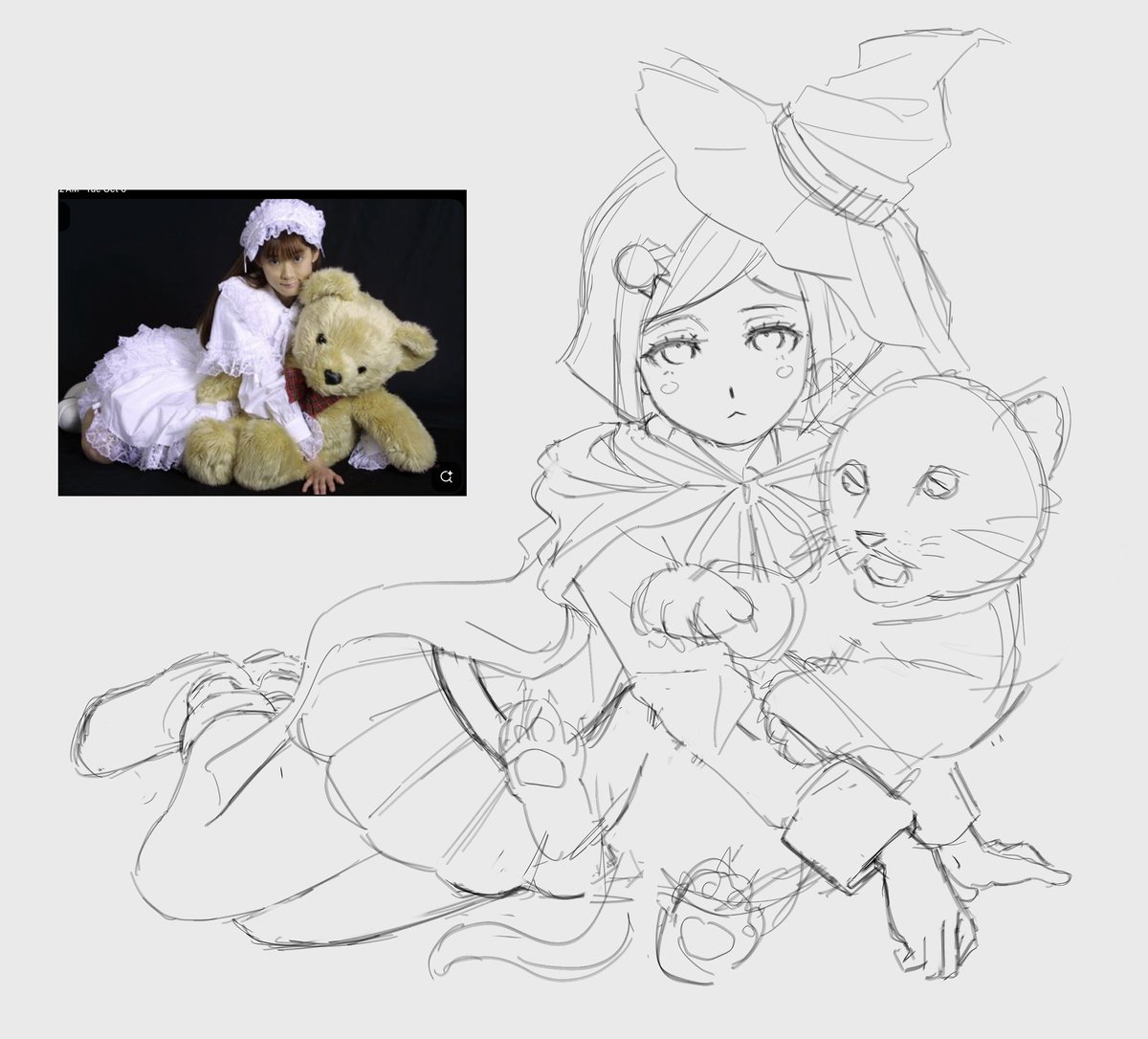 HungryStripes's tweet photo. Himiko sketch #danganronpa https://t.co/NAEpADC0GD