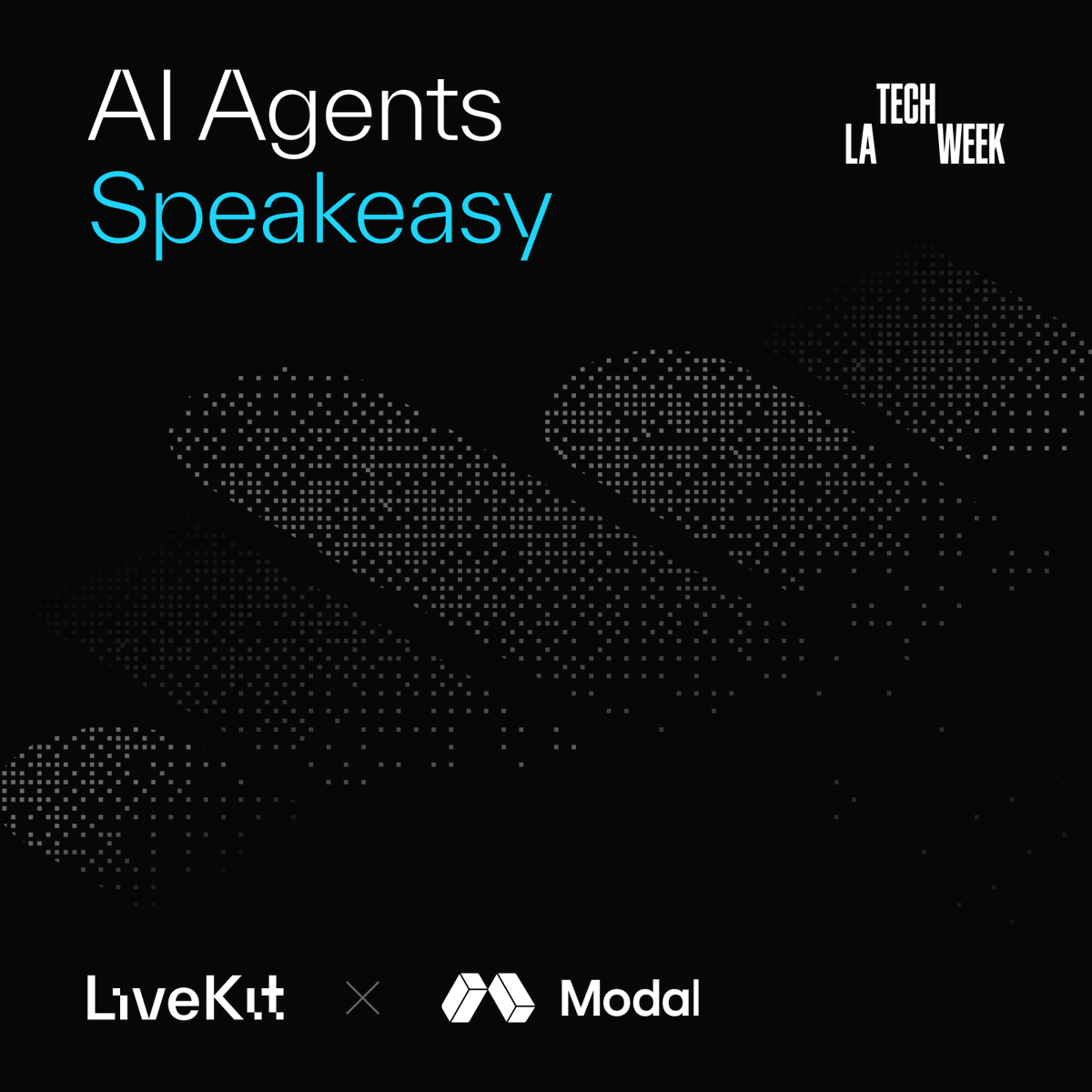 livekit's tweet photo. Next week: AI Agents Speakeasy w/ @modal, #LATechWeek. Cocktails, delicious food, and conversation with the people shipping agents.

Wed Oct 14 · 6-9pm · LA
RSVP: https://t.co/UNvwTCXFmf https://t.co/S6RJOhcSMa