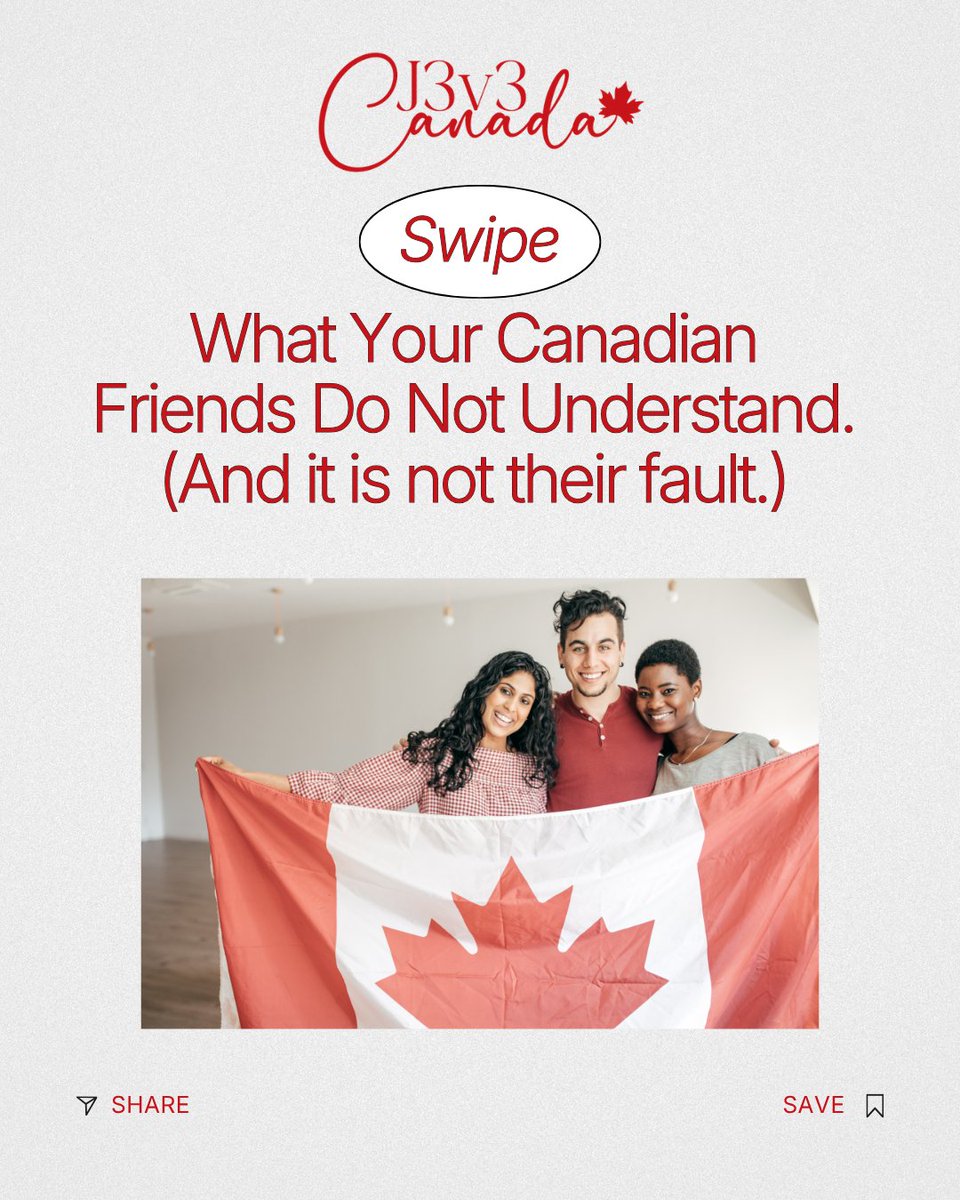 J3v3Canada's tweet photo. This carousel is for the immigrants who feel unseen and the Canadian friends who want to understand. Neither is at fault. Both deserve clarity. 
Save this. 
Share it.
#J3v3Canada #ImmigrantExperience #Unseen #CulturalDifference #Empathy #Understanding https://t.co/uDOr4KnERV