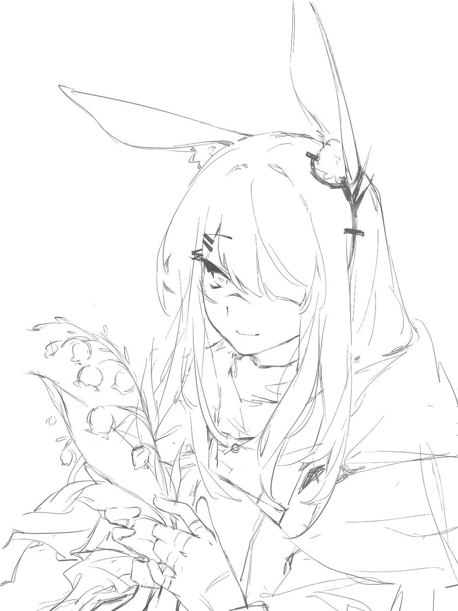 vumss8's tweet photo. 雪兔子
#明日方舟  #霜星 https://t.co/g8YzZKFnYQ