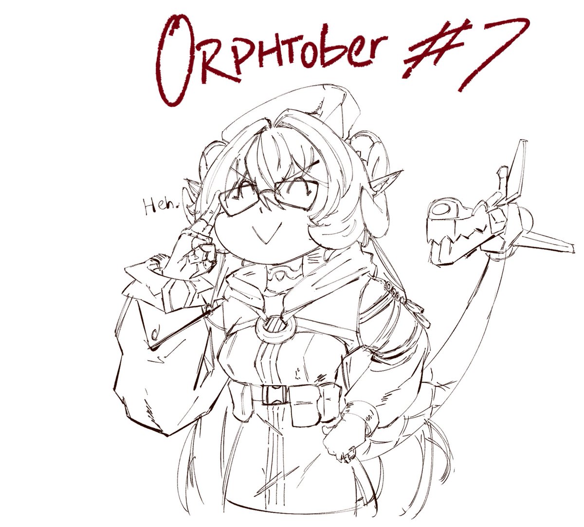 GearArts_'s tweet photo. ORPHTOBER DAY 7 - Glasses #ZZZoctober #ZenlessZoneZero https://t.co/oJmdhkek3I