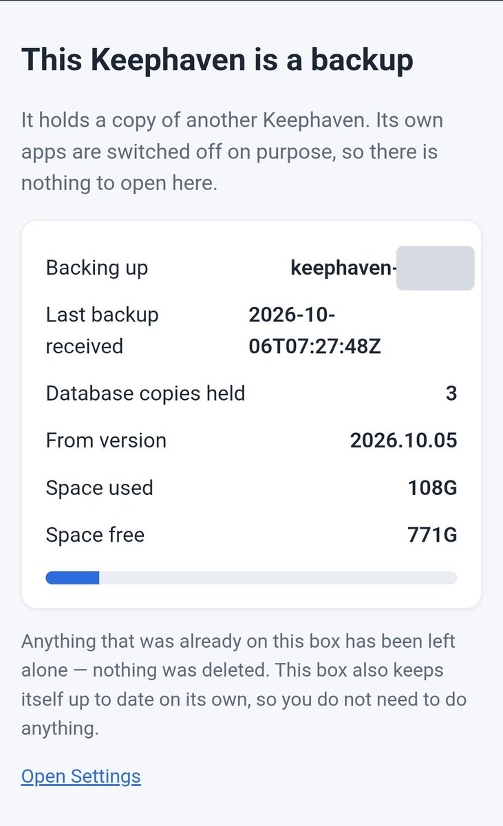 Keephaven tweet picture