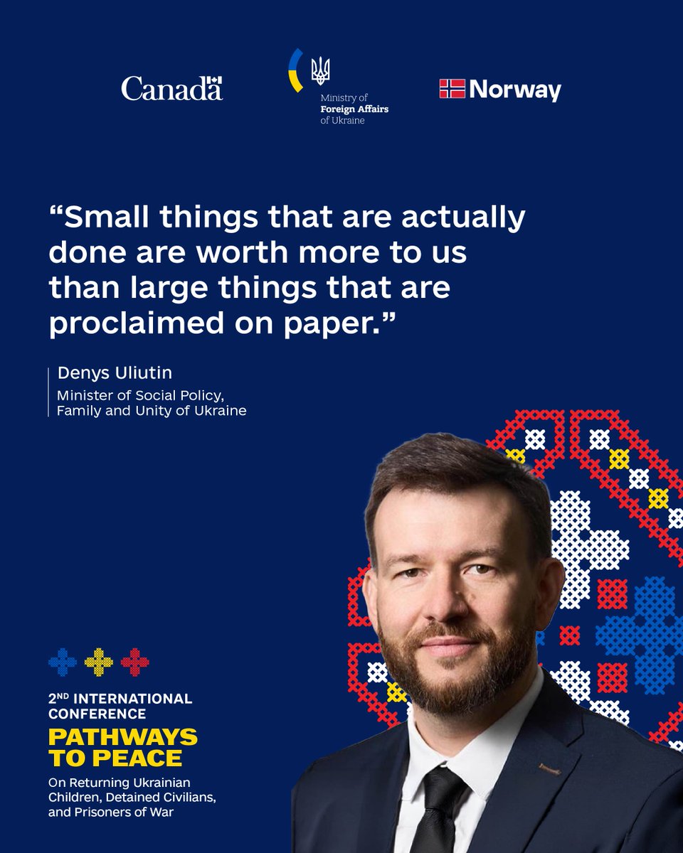 CanadaFP's tweet photo. Commitments matter when they lead to action.

Following the Toronto conference, Canada, Ukraine, Norway and international partners are working to support those who return, reunite families and help people rebuild their lives.

#StandWithUkraine 
#BringKidsBack https://t.co/ftLXny9yhk