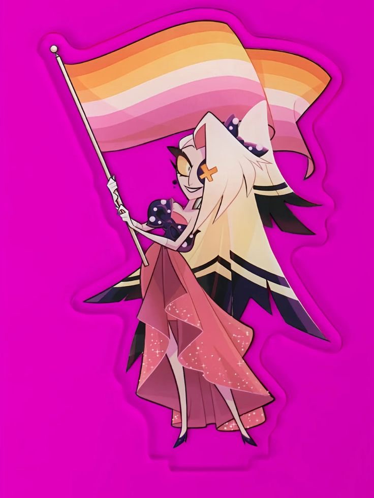 radioecho17's tweet photo. ITS THEIR DAY YAY happy lesbian day my fellow lesbians #Hazbin https://t.co/WaFGXpveJF