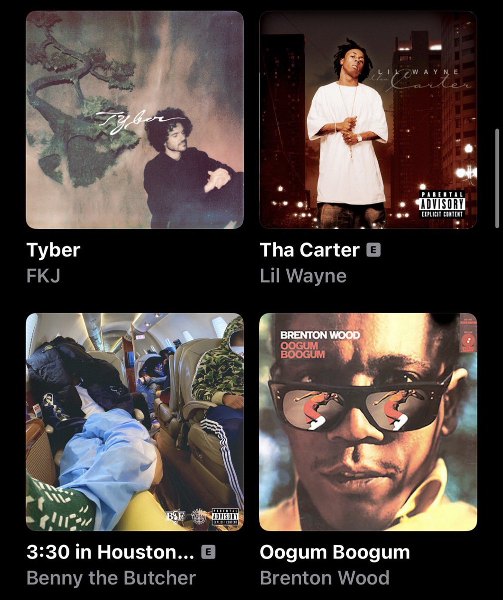 HungerKarl's tweet photo. New Music Rotation Sept 26’ 2/3:
Loving the FJK album, especially “Little Voice”. Always revisiting old Wayne (“The Heat”). And a great Benny the Butcher track 3:30 in Houston - Real gangster rap. Then another Brenton Wood song “I like the way you love me”. I luv love songs. #NMR https://t.co/RpPloM6NfD