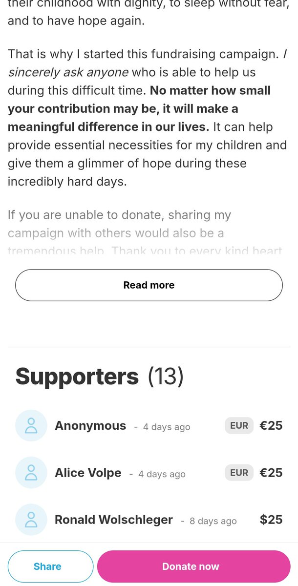 HYT4R5's tweet photo. 💔 We haven’t received any donations for days, and this week we urgently need just $100 to cover essential needs.
🙏 Any amount, no matter how small, can make a big difference. Please don’t leave us alone.
https://t.co/JcjuR4z7r0 https://t.co/izJqkLXQBl