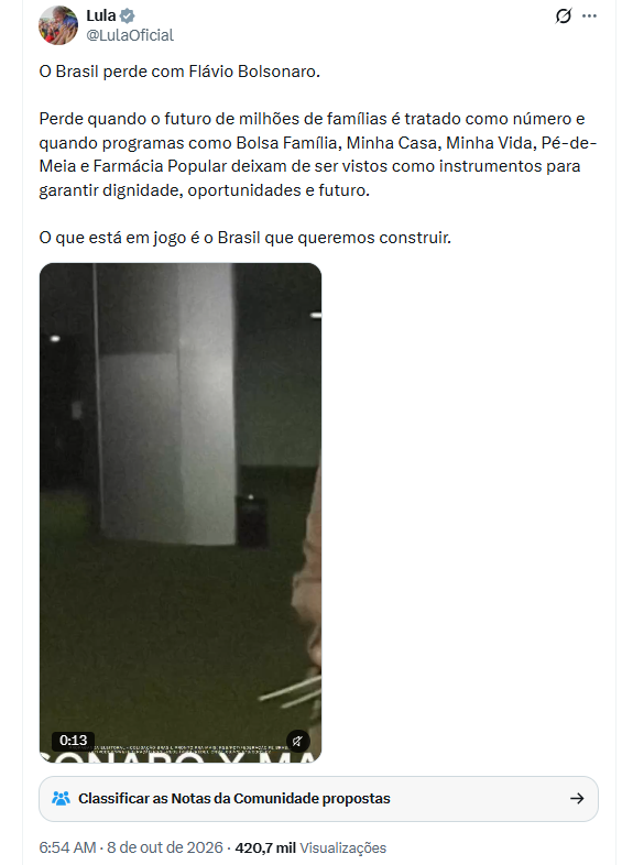 JoaquinAlende's tweet photo. @nikolas_dm Alô, @TSEjusbr ! 🗣️ https://t.co/8eB3Pa00X6