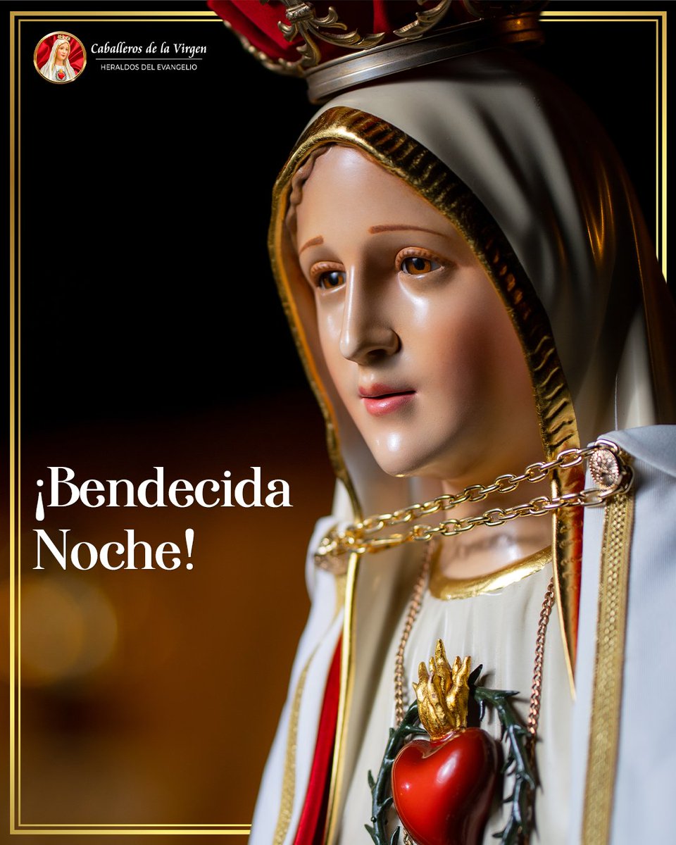 Cab_Ecuador's tweet photo. ¡Buenas Noches!

La Virgen Santísima quiere dejarle un mensaje para usted y su familia:⁣
⁣
Las familias que recen piadosamente el Rosario, tendrán paz en sus hogares.⁣

#caballerosdelavirgenecuador #caballerosdelavirgen #heraldosdelevangelioecuador #virgendefatima https://t.co/nVXwmwhnDc