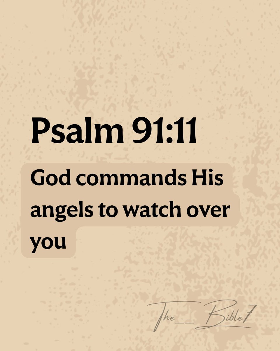 The__Bible7's tweet photo. Psalm 91:11 https://t.co/WR4wTREap5