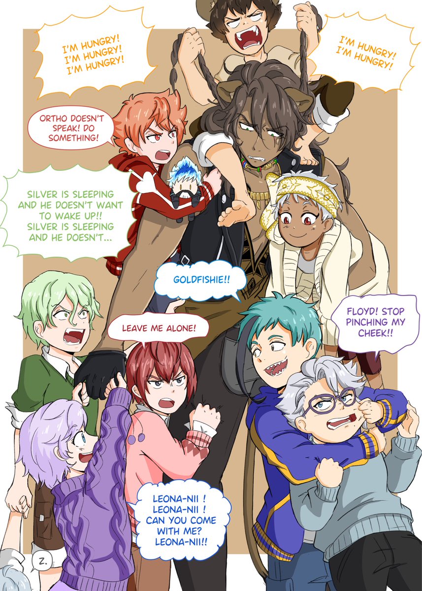 NevewElo's tweet photo. Leona is not ready for next year
(Kidding, he will let Riddle do the job for sure)
But funny how he is the only 3rd year :3.
Got way too much fun drawing it! https://t.co/H31akFukEe
