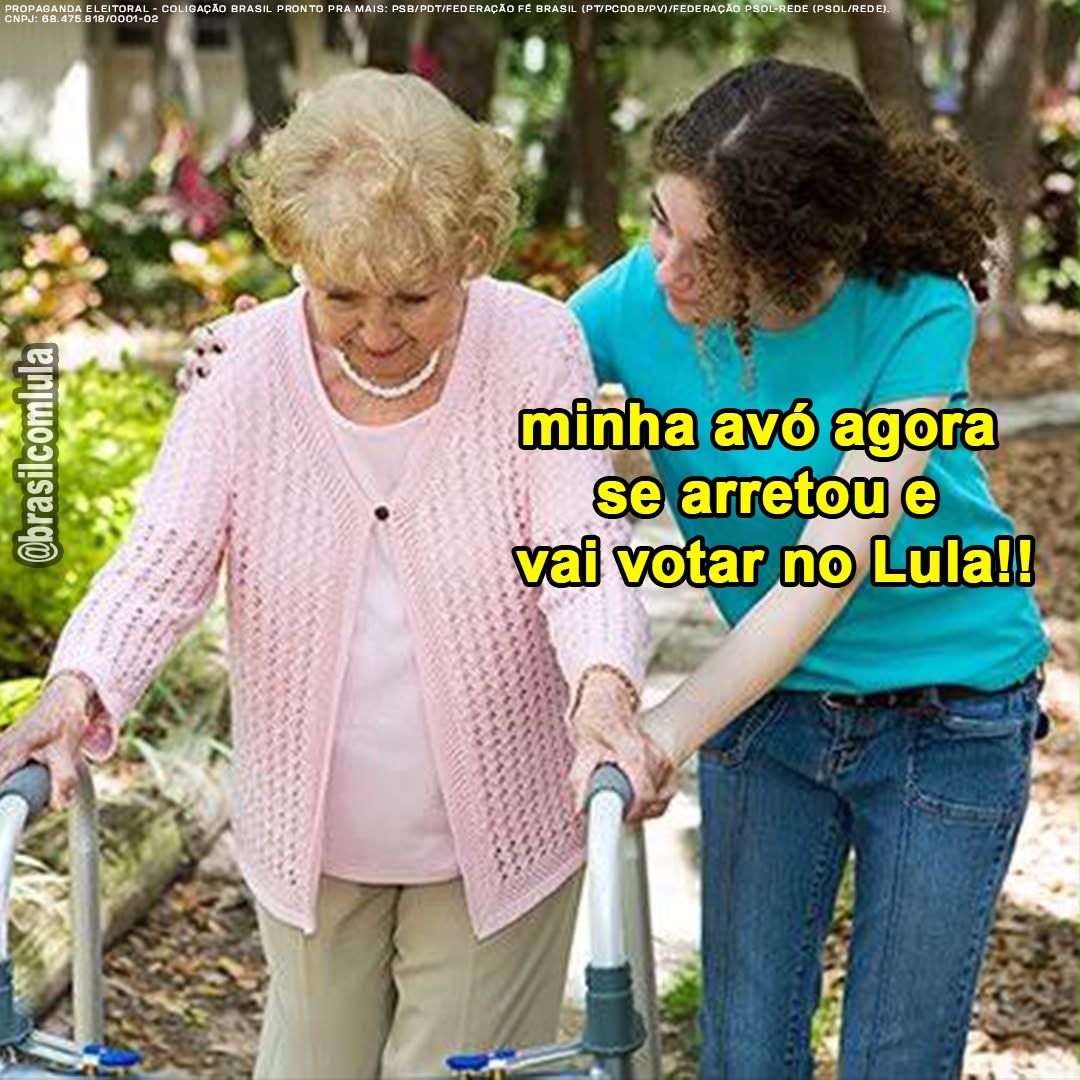 acabrafala's tweet photo. A terceira idade está convocada para votar 13 no dia 25/10!

É pelo INSS, pela aposentadoria digna, pela saúde e pela educação dos nossos.

#LulaPresidente #EleNãoEoFilhoTambémNão #Eleições2026 #OutubroVermelho13 https://t.co/0JHccgCH0A