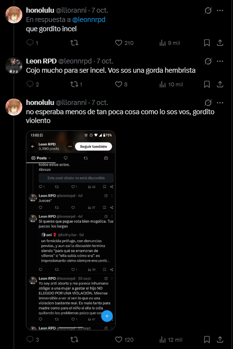 blassgard's tweet photo. - Ella le dice gordo al del video
- Cuando le contestan lo trata de gordo al tipo 2 veces.
- Le dicen a ella que está gorda y saltan todos a defenderla

No es serio. https://t.co/FGGA3RHovf