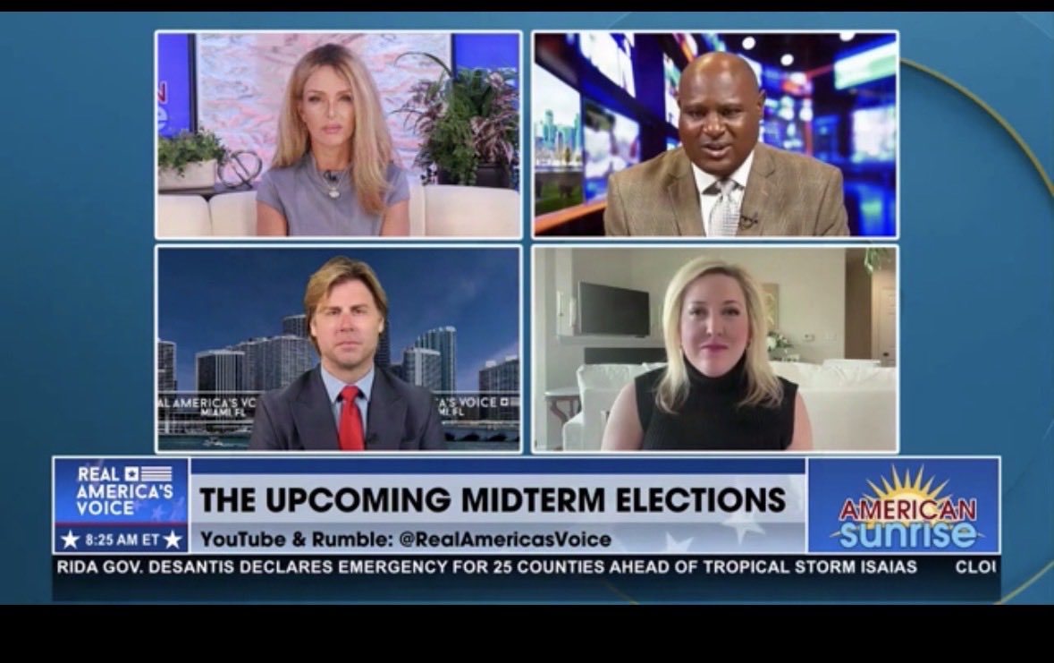 KR_Bledsoe's tweet photo. Thanks for having me @RealAmVoice 🇺🇸 https://t.co/CmgvXc5VWj