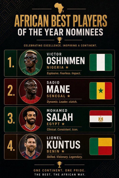 Sayless091's tweet photo. This African Best award is going to be crazy. Who are you choosing to win? https://t.co/KNI0oP3OSR