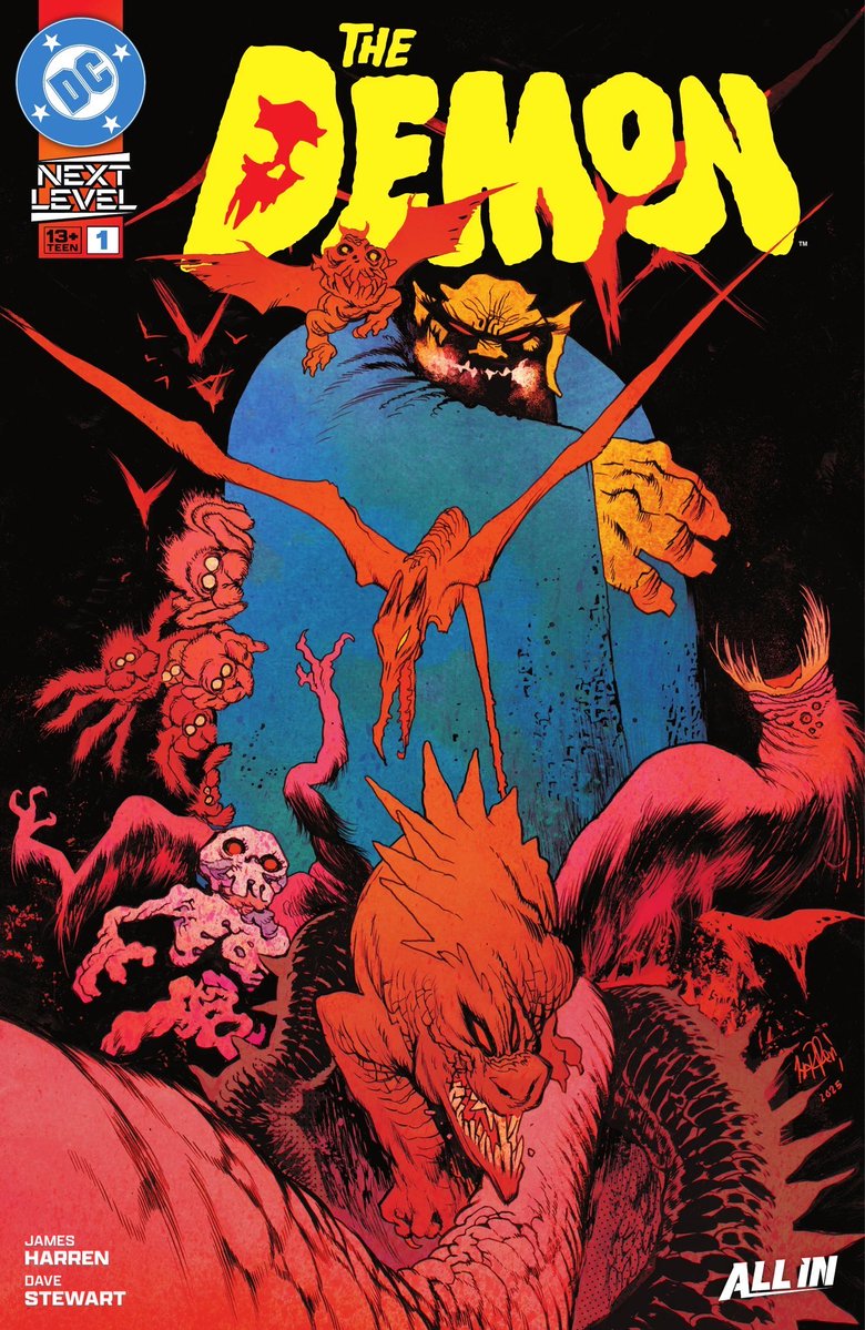AshWriting97's tweet photo. I think James Harren’s Demon might end up being my favourite comic of the year and I can’t recommend it enough. If you’re a Jack Kirby fan this is for you, if you’re a horror fan this is for you, dark fantasy, etc
If you have TASTE this is for you https://t.co/XScaEEUpa5