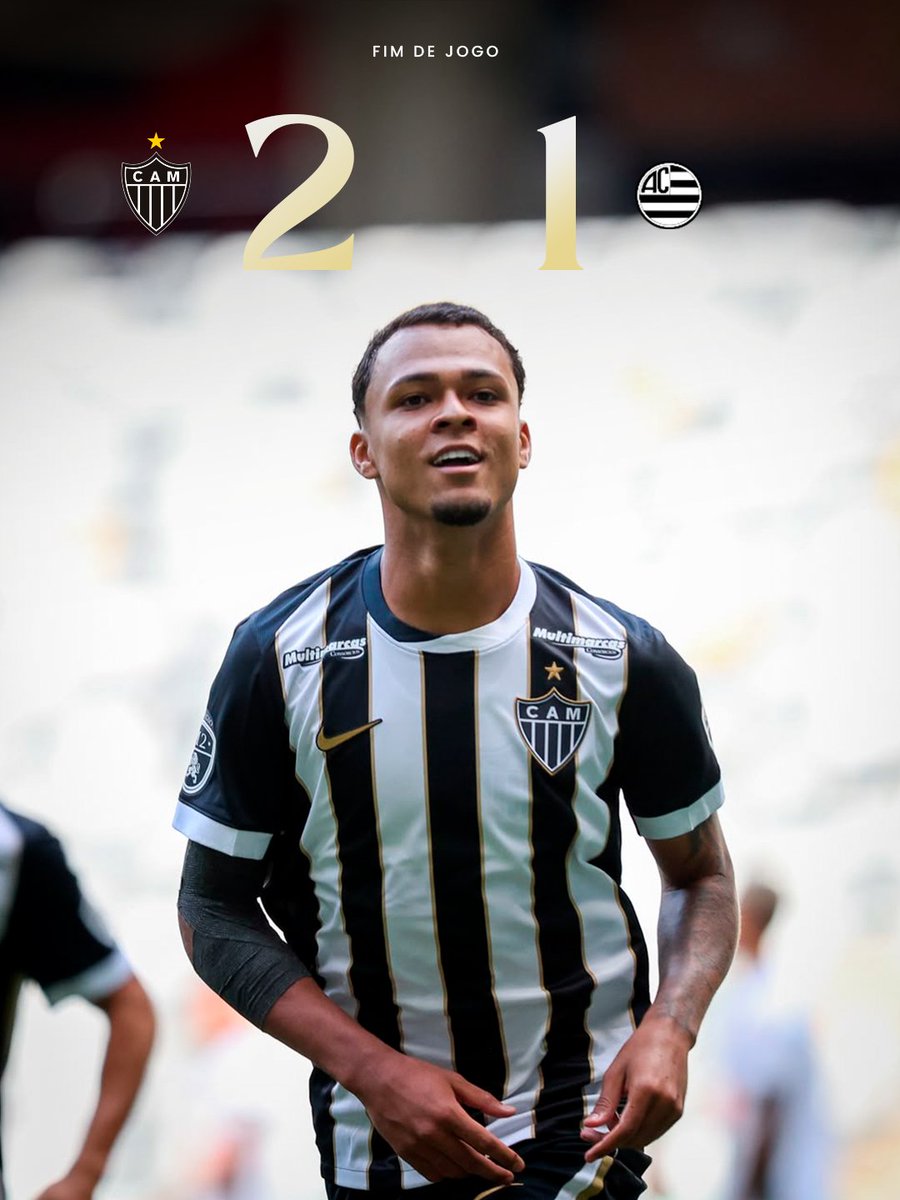 GaloNaBase's tweet photo. 💪🏾⚫⚪ 𝐅𝐈𝐈𝐈𝐈𝐈𝐈𝐈𝐈𝐈𝐈𝐈𝐈𝐈𝐌 𝐃𝐄 𝐉𝐎𝐆𝐎! 𝐂𝐋𝐀𝐒𝐒𝐈𝐅𝐈𝐂𝐀𝐃𝐎𝐒!

Na @ArenaMRV, os #CriasDoGalo se impõem, batem o Athletic e estão classificados para as oitavas de final da Copa do Brasil!

⚽ Wanderson e Natã marcaram para os #Crias!

#CopaDoBrasilSub20 #CAMxATH https://t.co/bqfbX7kWhY