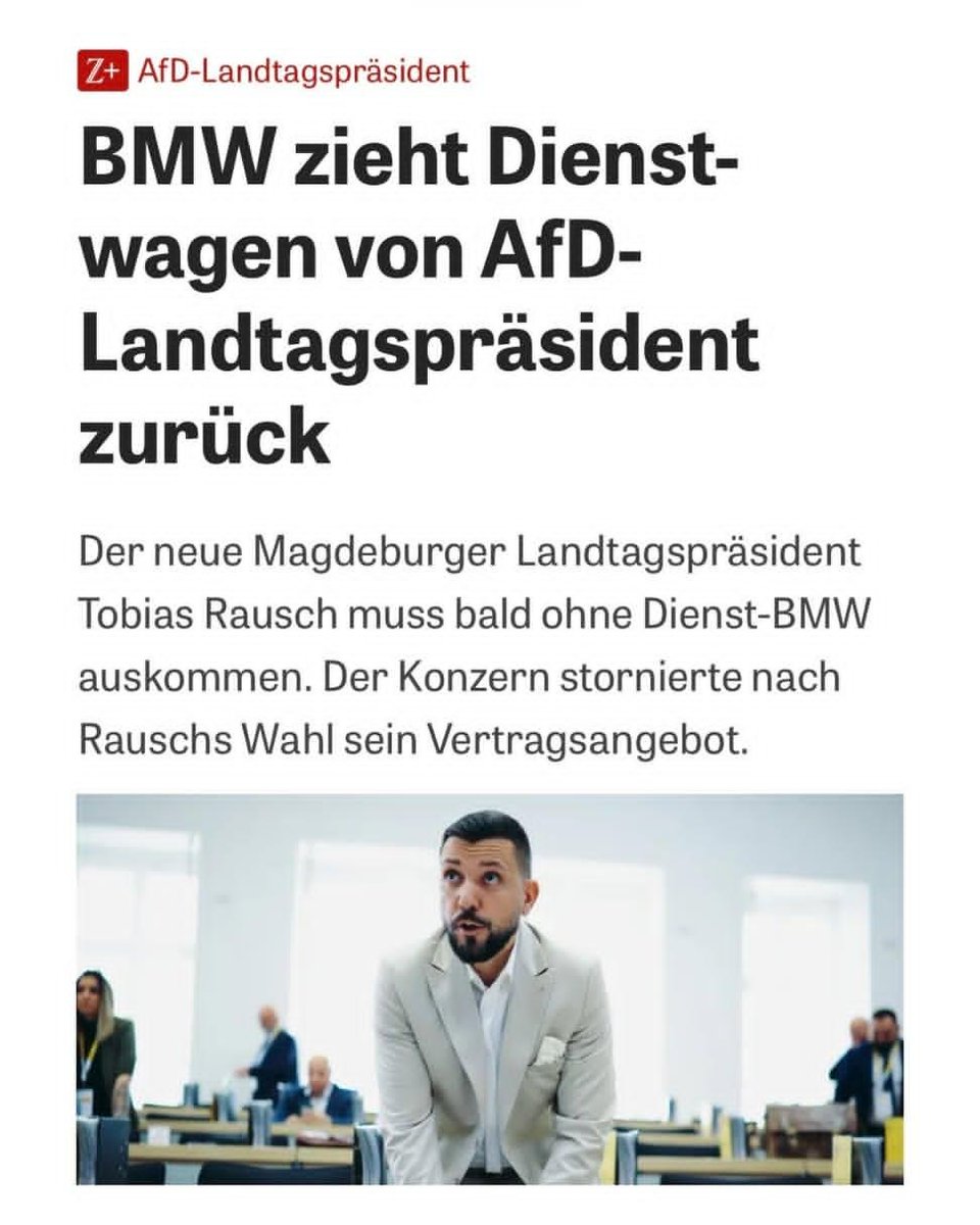 stay_wokeness's tweet photo. Wer so gern DDR-Nostalgie verkauft, sollte beim Dienstwagen nicht plötzlich westdeutschen Komfort erwarten.

Nun kann die AfD zeigen, ob sie wirklich Geld sparen will: Ein gebrauchter Trabant, eine schnittige Schwalbe oder ein Lada vom großen Bruder tun es doch auch. https://t.co/OF04003VVP