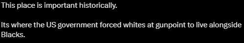 Bugnacious's tweet photo. Love to see half the right going "the DEMOCRATS were against integration here so WE made sure there was equality" and half of them going "BIG GOVERNMENT sicced the ARMY on us HONEST SOUTHERERS to FORCE Blacks into OUR schools"

Is the South still upholding the confederacy or not? https://t.co/2QPDfLUHh0