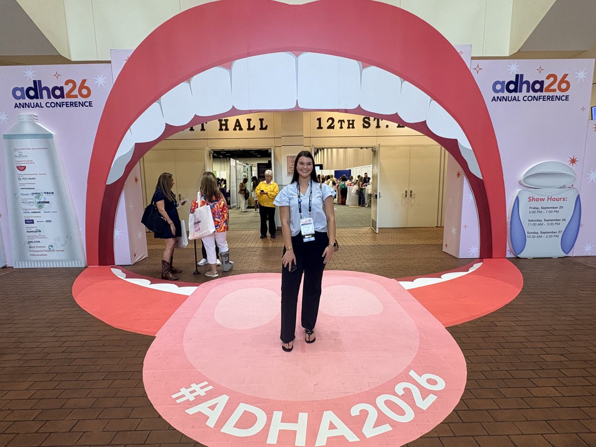 tridenttech's tweet photo. Congratulations to TTC Dental Hygiene student Kamryn Geddings! As one of five national finalists in the 2026 ADHA NEXGEN Undergraduate Student Professional Presentation Program, Kamryn represented Trident Tech on the national stage and earned an impressive fourth-place finish. https://t.co/hJwdQ6ZCUC