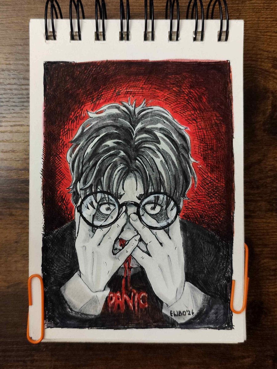 AdamNibyby's tweet photo. 7. Panic @inktober_2026
@inktober
#EWBO #webtoon #inktober2026panic #inktoberpanic #inktober2026 #inktoberchallenge #inktober https://t.co/xfcuxyVgMN
