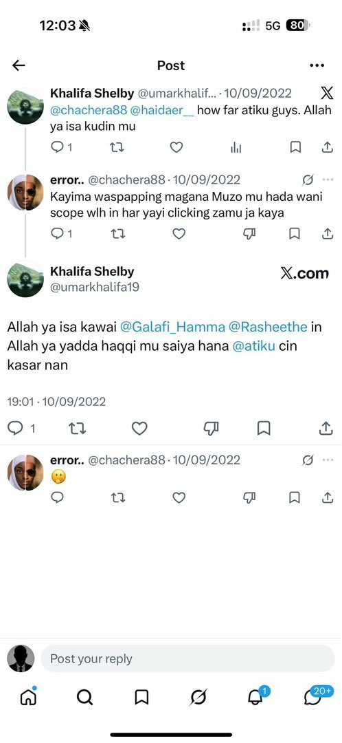 MADUJR01's tweet photo. I have worked for Atiku for over 16 years, but I have never been paid. Someone else is collecting the money meant for me Allah isa kudin 😭@atiku https://t.co/pGX9w0QTnk