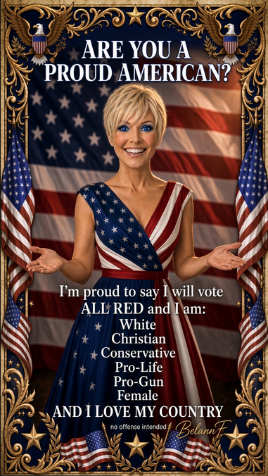 BelannF's tweet photo. Would not wat to live in any other country but America.  That's why I intend to vote straight Republican ticket.

How about you?  Do you want to hold onto our American culture, or do you want America "fundamentally transformed" by Socialists? https://t.co/QlPYSdGm3B