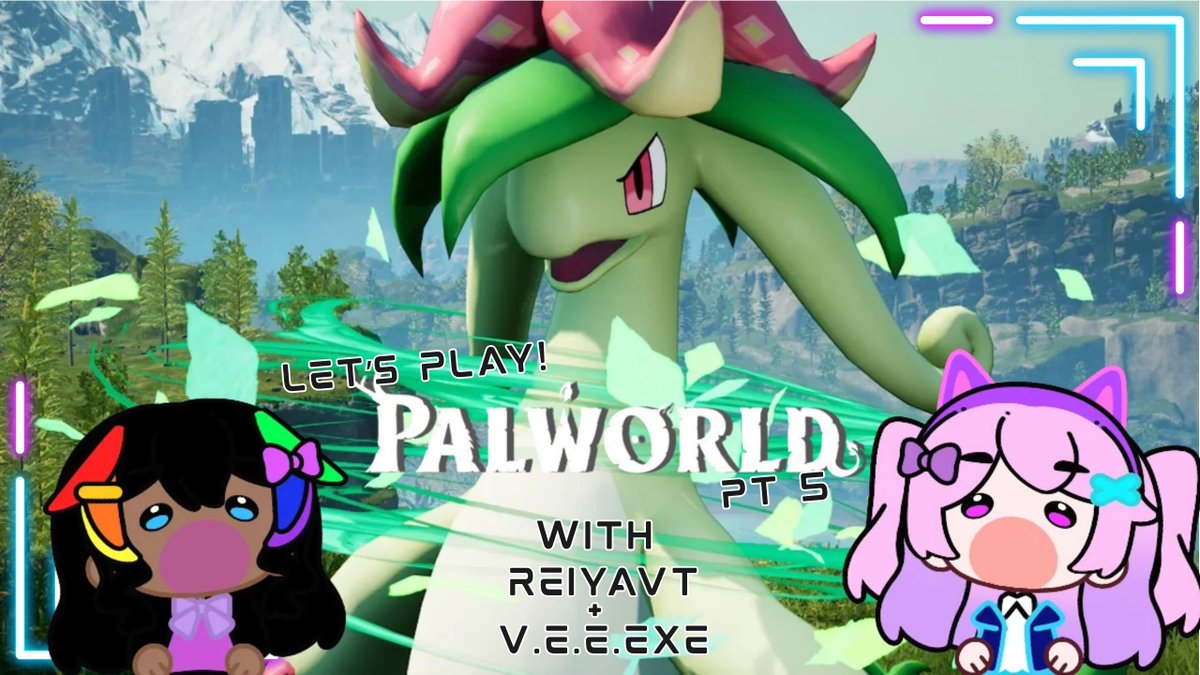 VEE_exe_twitch's tweet photo. Hello Lovebytes! V.E.Eexe is ONLINE!

Join me and Reiya once more as we return to the world of Palpagos. We're back at it again boss hunting in Palworld! Come join us!

https://t.co/AZpsxB2r5R

#twitch #stream #vtuber #vcomfy #palworld https://t.co/ZzHsKjMOP1