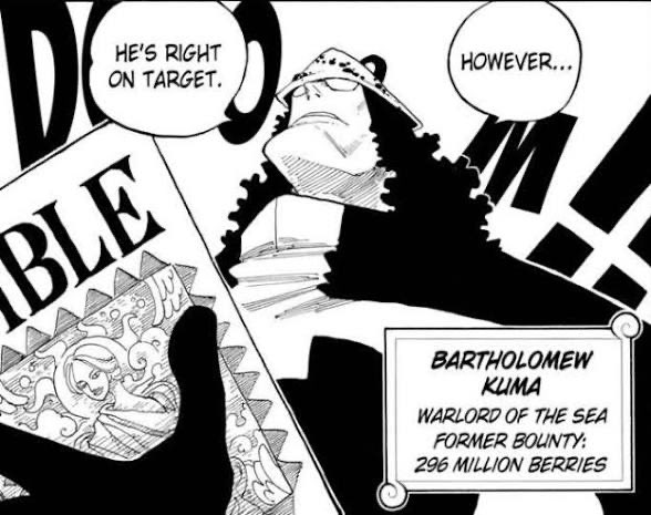 Buggy's tweet photo. Kuma’s bounty when he was introduced holding the bible is 296 Million. The Goroawase for 296 is “FUKURO” the Japanese word for Owl…

The word “Bible” is derived from the word “Biblos” https://t.co/XQbXI7i7lK