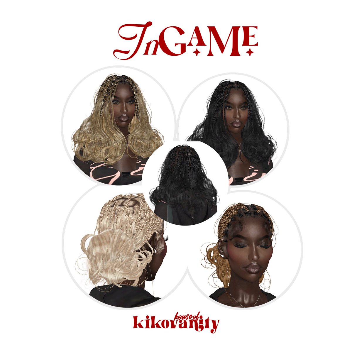 kikovanity's tweet photo. hello beauties! 💋🎀 my french curl braids are officially OUT NOW! ♡ 🥹💗

i put so much love into these braids &amp; their textures! i hope you beauties enjoy them! ♡

💌 download: https://t.co/5HSQLcHlMQ

#TheSims4 #Sims4CC #Sims4Hair #BlackSimmers https://t.co/KtqmmKFGzF