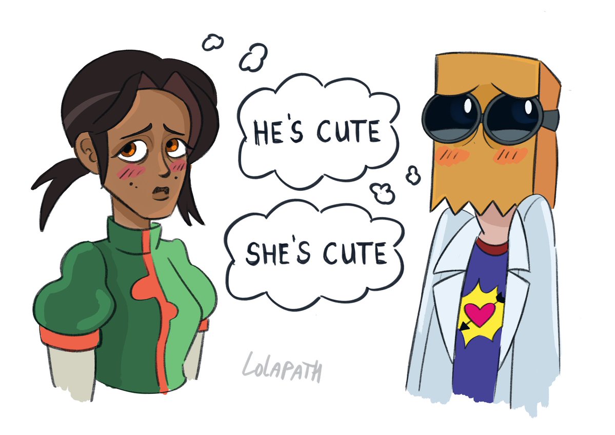 lolapath's tweet photo. @Allabatroz approved this ship! LETS MAKE IT CANON GUYS ๐ปโ๏ธ #villainous #villanos #drflug #knightsogguinevere #kogandi https://t.co/mIt4Lbr8to