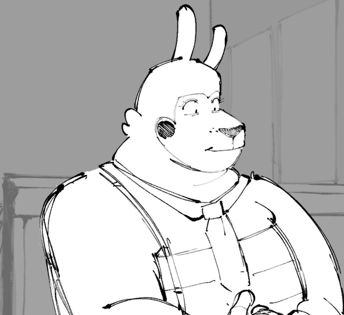 handsomeboy835's tweet photo. Rounder snout, shorter lashes and stranger smile on da left looks much more fitting methinks. Trying to work out how I want to draw his face more but this hits the mark https://t.co/KPjxdZvFX7