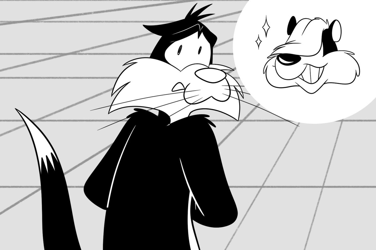 o_yakobo's tweet photo. Se alejan cositas
#looneytunes #fanart #pevester #sketch https://t.co/lgahouhSzi