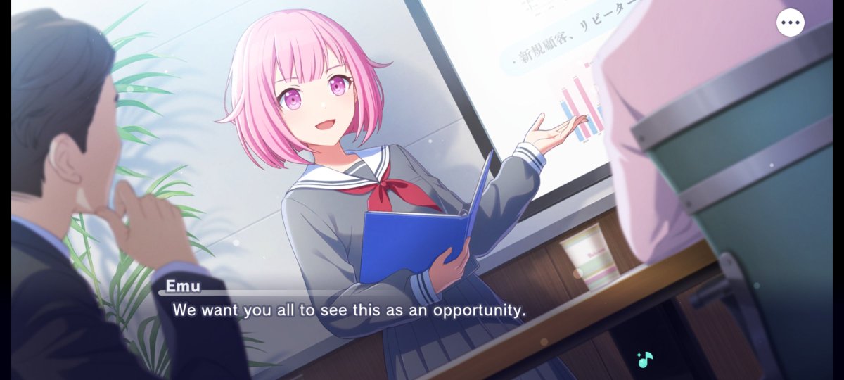 RoboEmu0's tweet photo. I hate when people dumb down Emu's character so much when she's one of the most emotionally intelligent and smartest characters in the game. https://t.co/5sjFTRsAhI