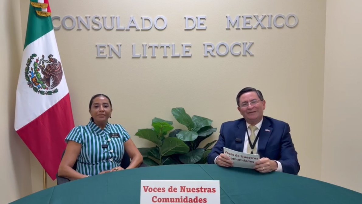 ConsulMexLir's tweet photo. Amigas y amigos: ​Compartimos la 14.ª entrega de "Voces de nuestras Comunidades", un espacio de información, análisis y servicio del Consulado de México en Little Rock. Charla con María Aguilar de Central Arkansas Library System, Ayudanos a compartir.
https://t.co/LLgQi5HVqU https://t.co/AKNdoy6GdW