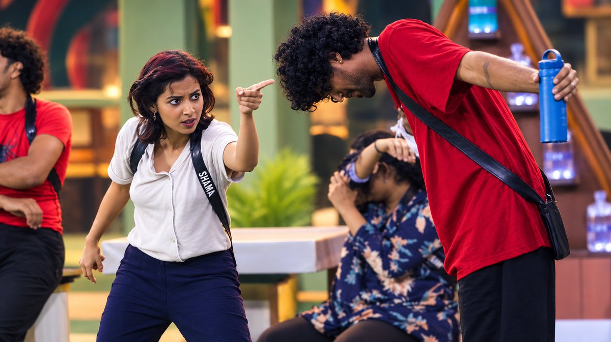 pookie___boy's tweet photo. Task it, Shama 🔥🔥🔥🔥🔥🔥🔥

#Shama #BiggBossTamil10 https://t.co/wpBDak21O1