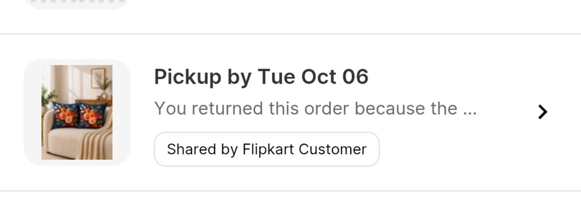 itsmycupftea's tweet photo. Not yet picked up?? @flipkartsupport @Flipkart which 6th Oct are you waiting for ?? https://t.co/KprYvBZzvt
