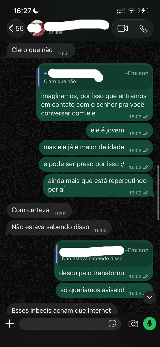 luisasonzabrs's tweet photo. 🚨Para quem está dizendo que os prints são fake news: saibam que os responsáveis pelos meninos já foram contatados e devidamente orientados sobre a situação.

A partir de agora, não vamos mais aceitar qualquer tipo de ameaça ou intimidação. Tudo está sendo registrado e, se necessário, as medidas cabíveis serão tomadas.

Nos vemos na Justiça.