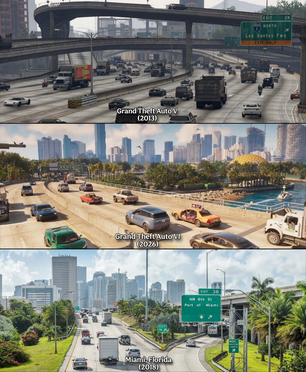 nastik_bhai's tweet photo. We waited 13 years for GTA 6... but can it really look more realistic than real life? https://t.co/1eVKbqGnM5