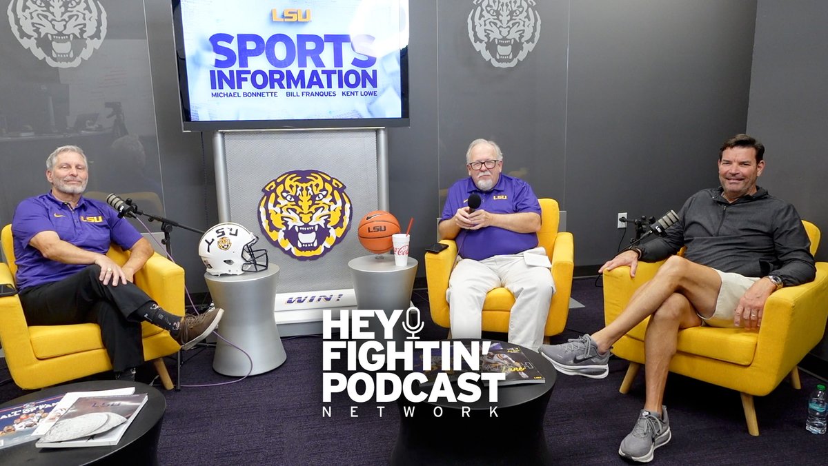 LSU_plus's tweet photo. Sports Information | S2 EP7

Talkin' exhibition hoops, @LSUfootball's trip to Lexington, fall baseball &amp; much more: https://t.co/Ncl5fyBDCo https://t.co/vbgT521wnH