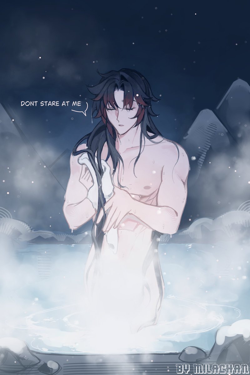 NEKOPAWS_Daddy's tweet photo. Blade from Honkai Star Rail by milachan 🔞

That fog....😡

The uncensored version will be out by tomorrow. Like and repost so you don't miss it! 😋
#Blade #HonkaiStarRail https://t.co/krLrGxS6Zn